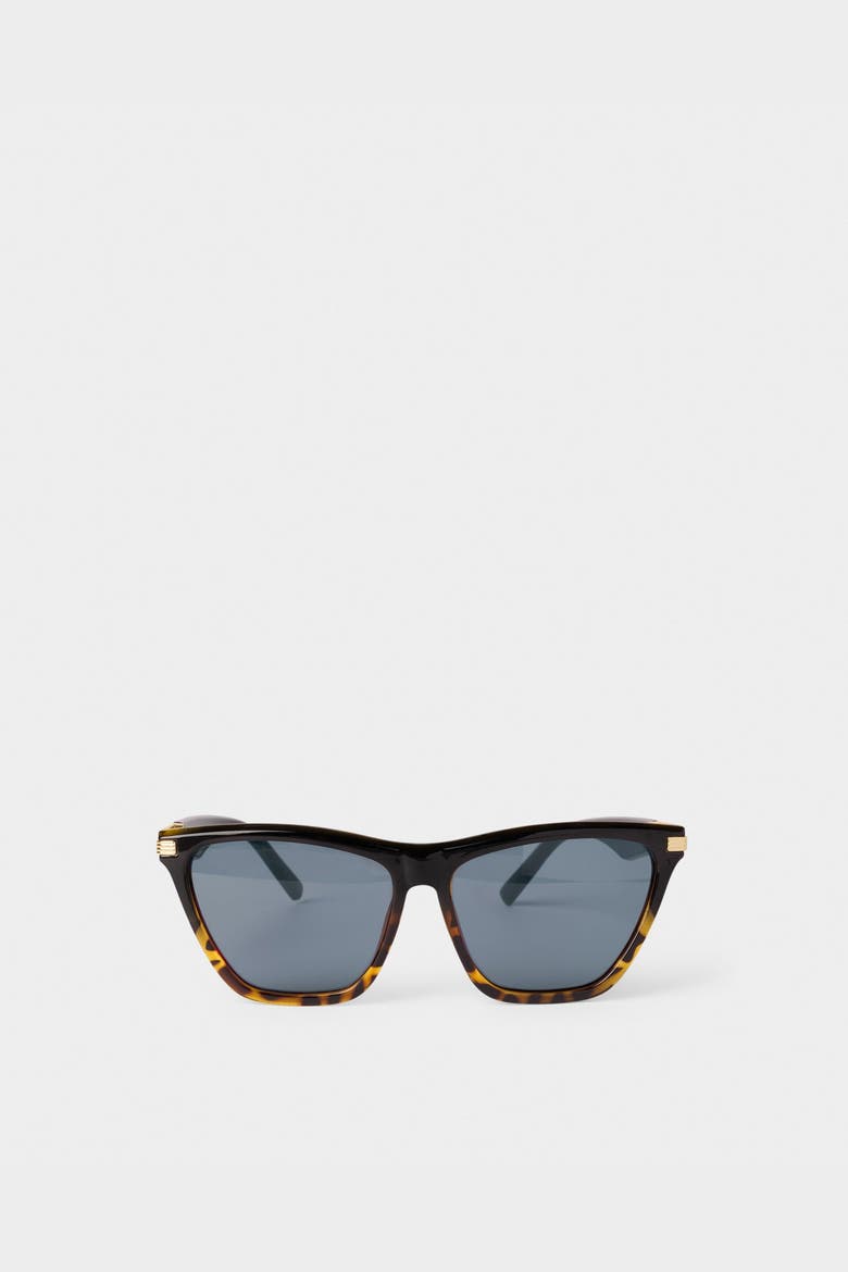 Marbella Sunglasses in Black Tortoiseshell Gradient, Alternate, color, Black Tortoiseshell