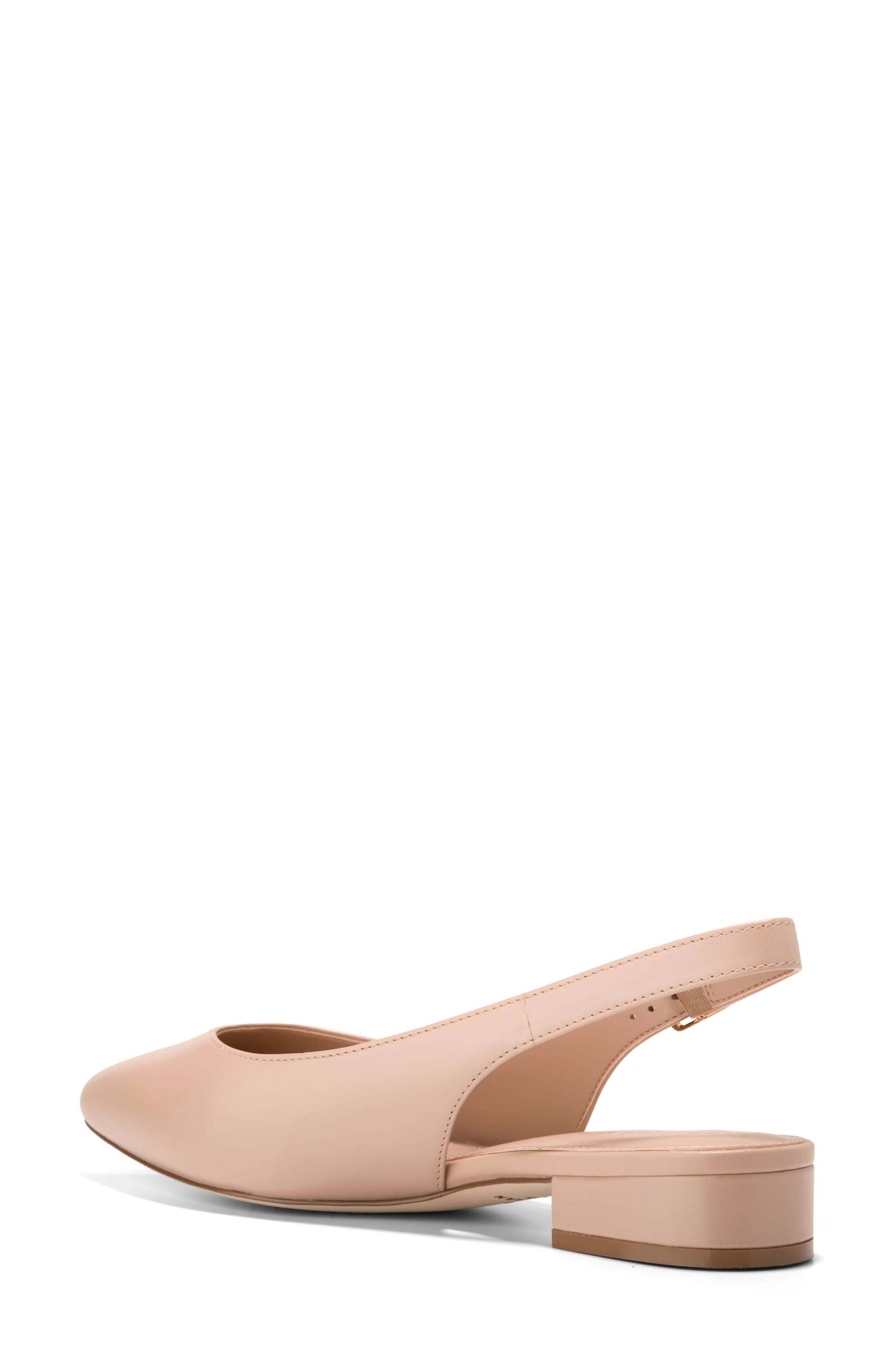 Mazie Slingback Flat, Alternate, color, BRUSH LEATHER