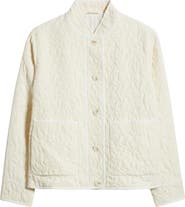 Bernardo Quilted Jacquard Jacket