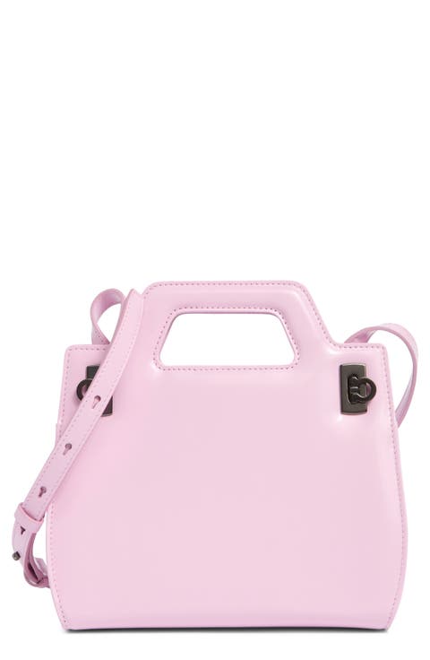 Mini Wanda Leather Top Handle Bag