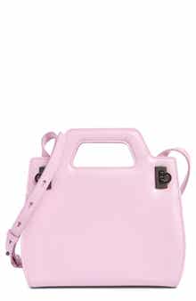 FERRAGAMO Mini Wanda Leather Top Handle Bag