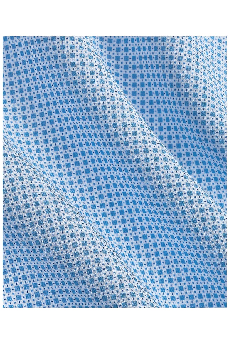 Regular Fit Microprint Cotton Dress Shirt, Alternate, color, BLUE