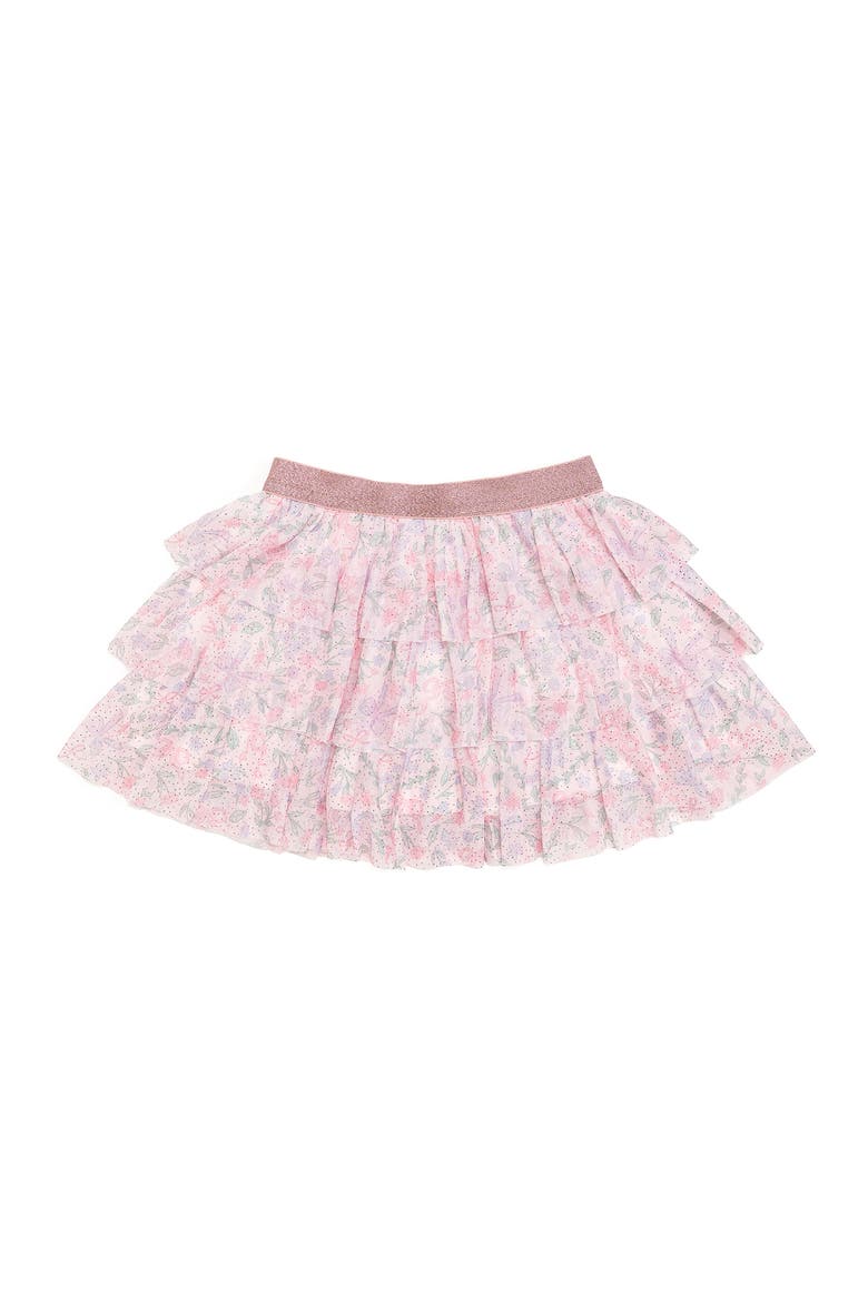 Bow & Bloom Tiered Tutu Skirt (baby), Main, color, Pink