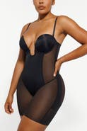 Shapellx Deep Plunge Butt Lifting Shaping Bodysuit