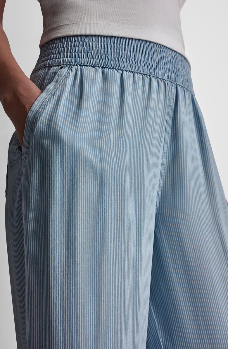 DKNY Jeans High Rise Tencel<sup>®</sup> Lyocell Wide Leg Pants, Alternate, color, 