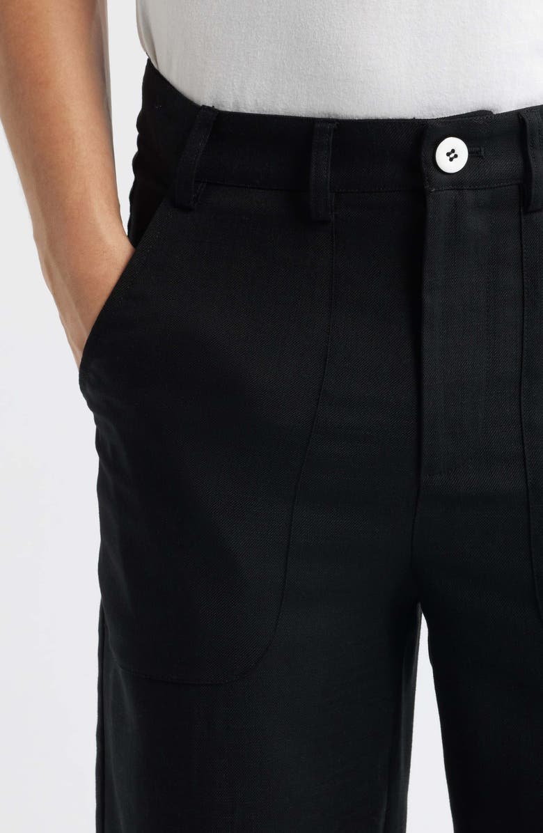 KROST Elliot Relaxed Fit Wide Leg Pants, Alternate, color, Black