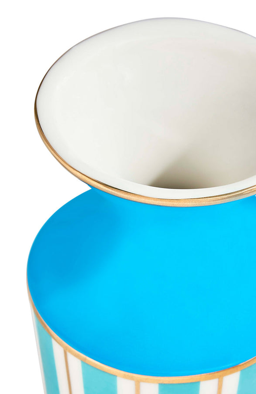 Jonathan Adler Portofino Cuff Vase In Blue