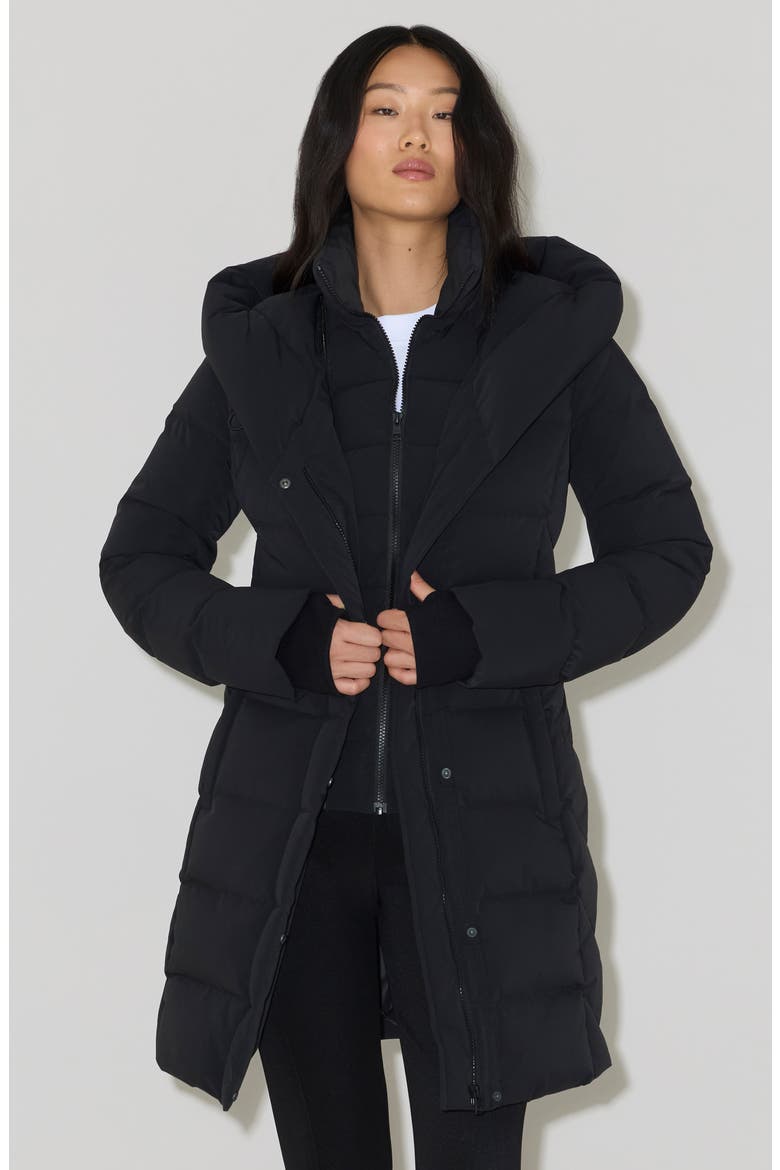 Sonny 700-Fill-Power Down Parka, Alternate, color, BLACK