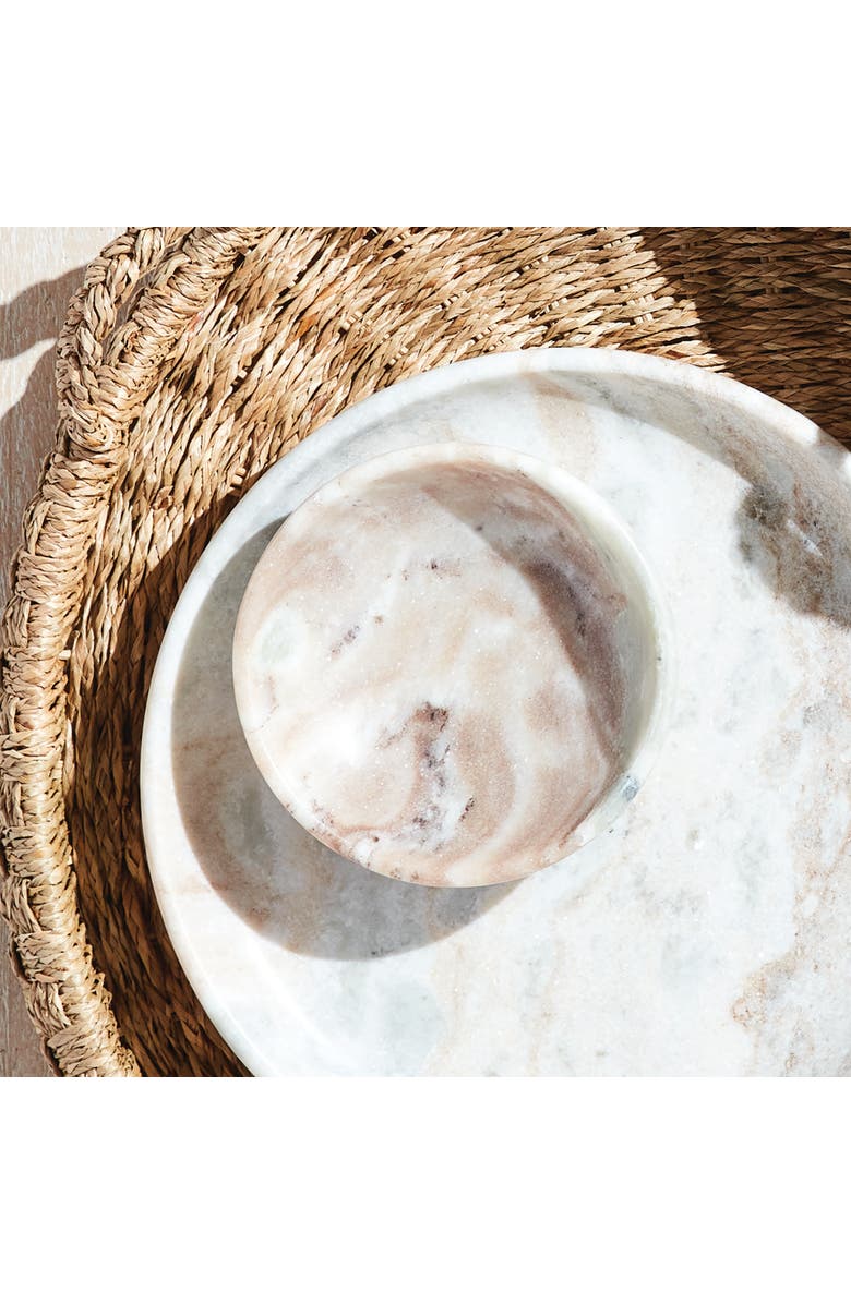 Napa Home & Garden Josephine Marble Decorative Accent Bowl 6", Alternate, color, Brown