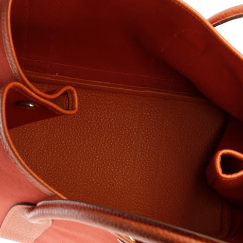 Pre-owned Hermes  Hermes Garden Party Tote Toile And Leather 36