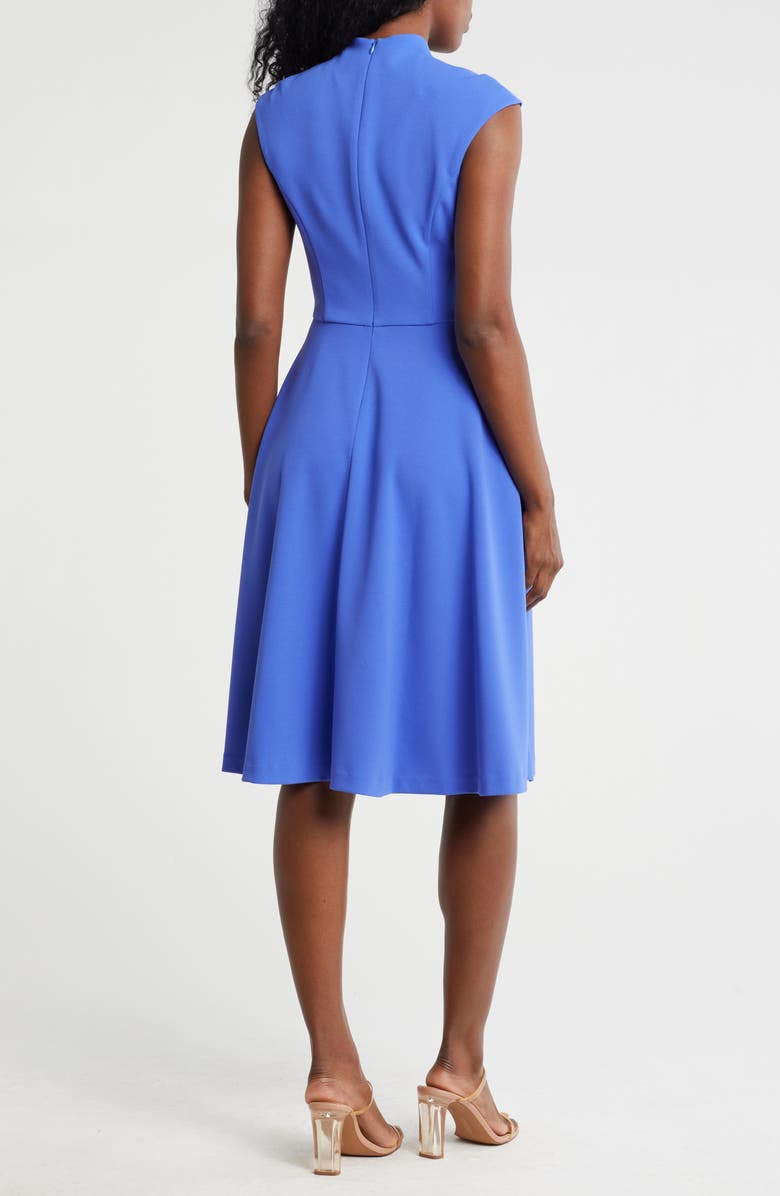Eliza J Fit & Flare Dress, Alternate, color, Porcelain Blue