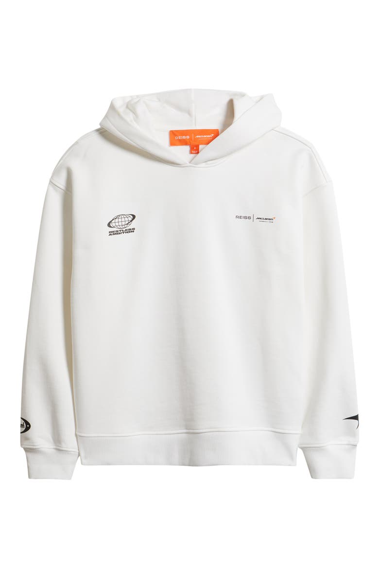 X McLaren Rowan Cotton Hoodie, Alternate, color, WHITE