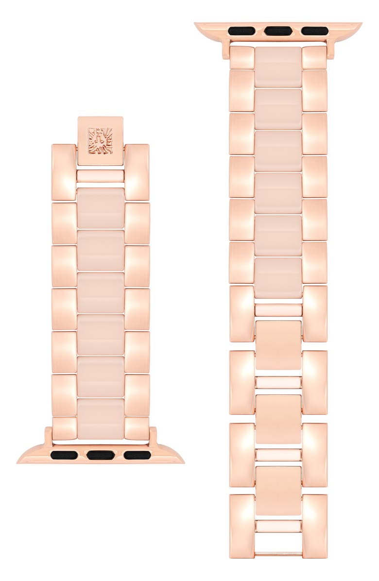 Anne Klein Ceramic Link Apple Watch<sup>®</sup> Bracelet Watchband, Main, color, 
