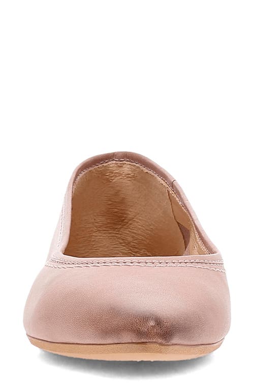 Frye Heather Pointed Toe Ballet Flat In Woodrose