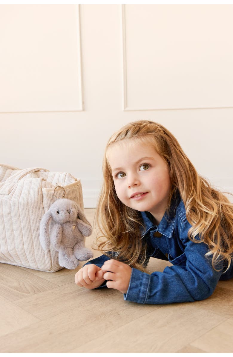 Snuggle Bunnies Stuffed Animal Penelope Keyring, Alternate, color, Silver