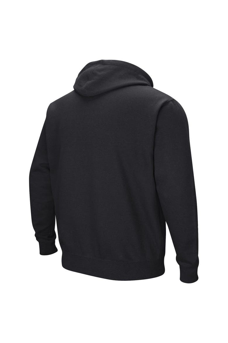 Men's Colosseum Black Virginia Tech Hokies Sunrise Pullover Hoodie, Alternate, color, Black