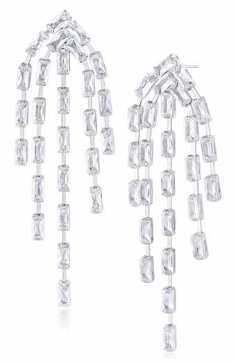 Cascading Cubic Zirconia Drop Chandelier Earrings (Nordstrom Exclusive)