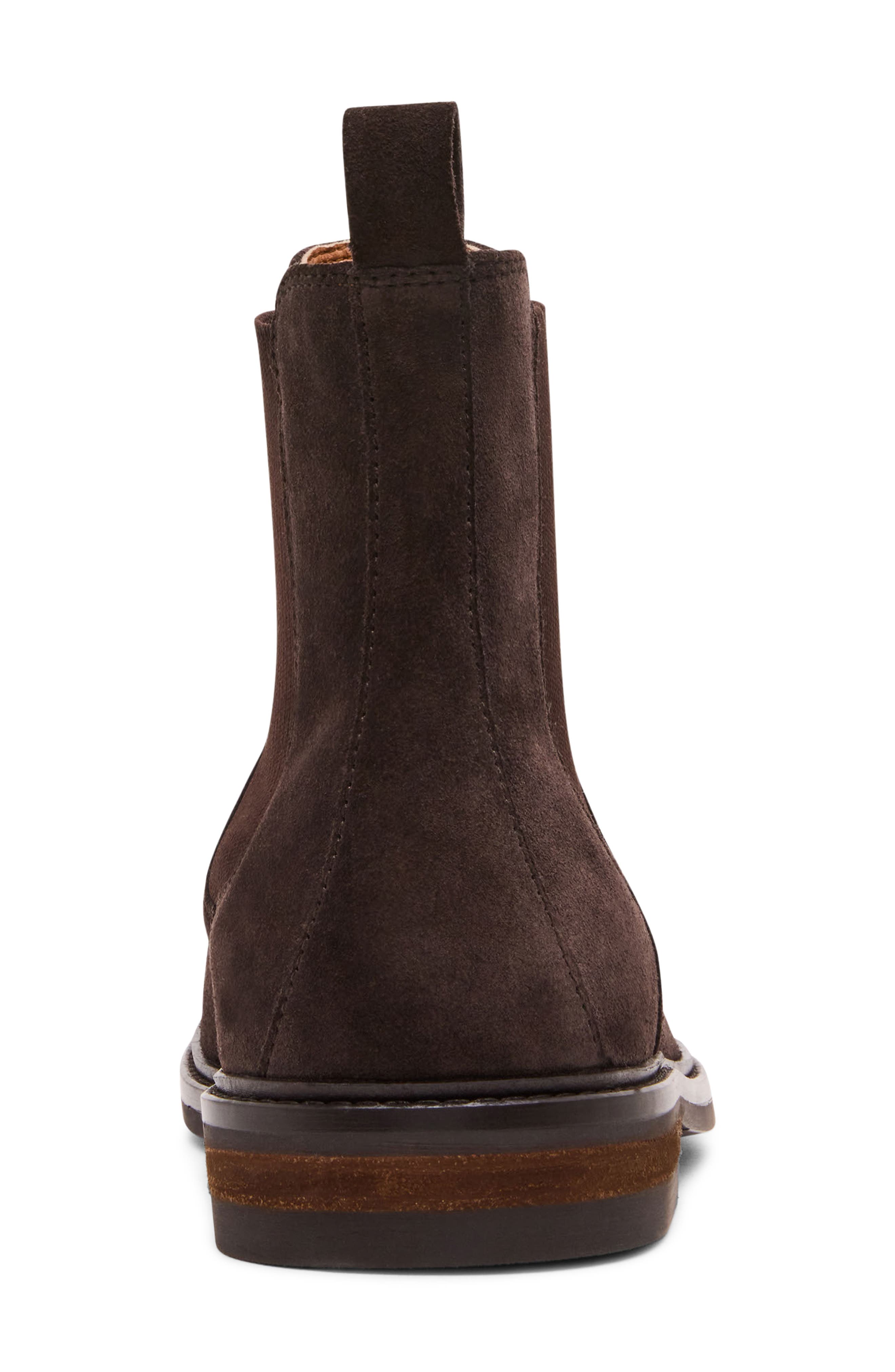 Craig Waterproof Leather Chelsea Boot, Alternate, color, CHOCOLATE SUEDE