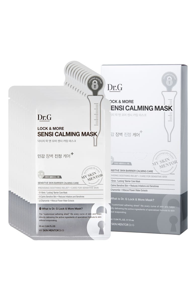 My Skin Mentor Dr. G Beauty Lock and More Sensi Calming Mask, Alternate, color, 
