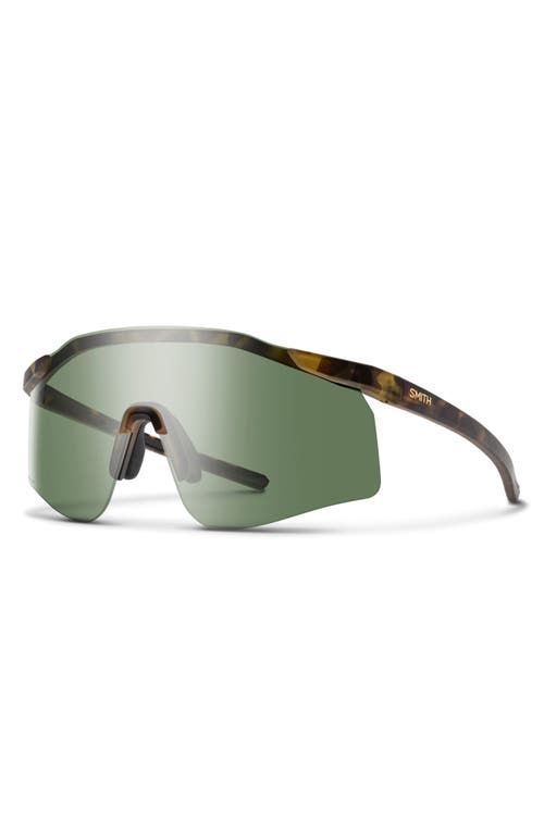 Smith Defy 135mm Chromapop™ Polarized Shield Sunglasses In Green