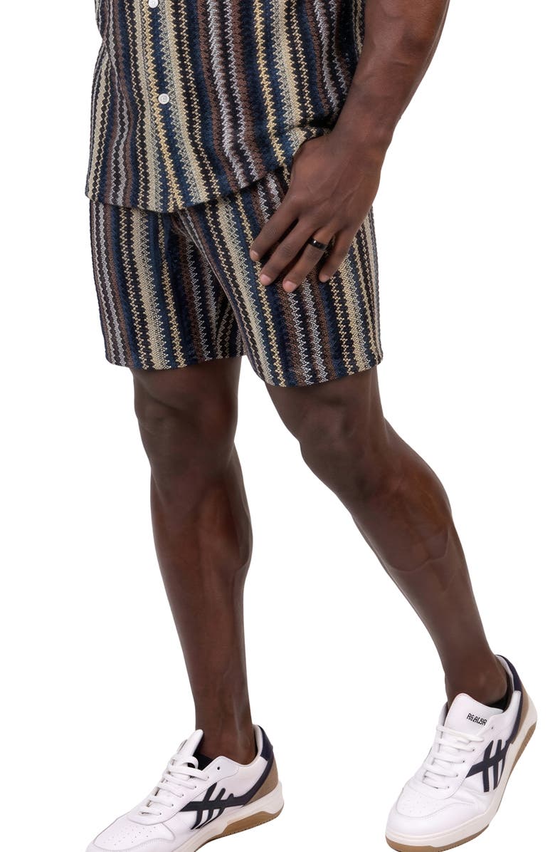 Maceoo Knit Drawstring Shorts, Alternate, color, Brown
