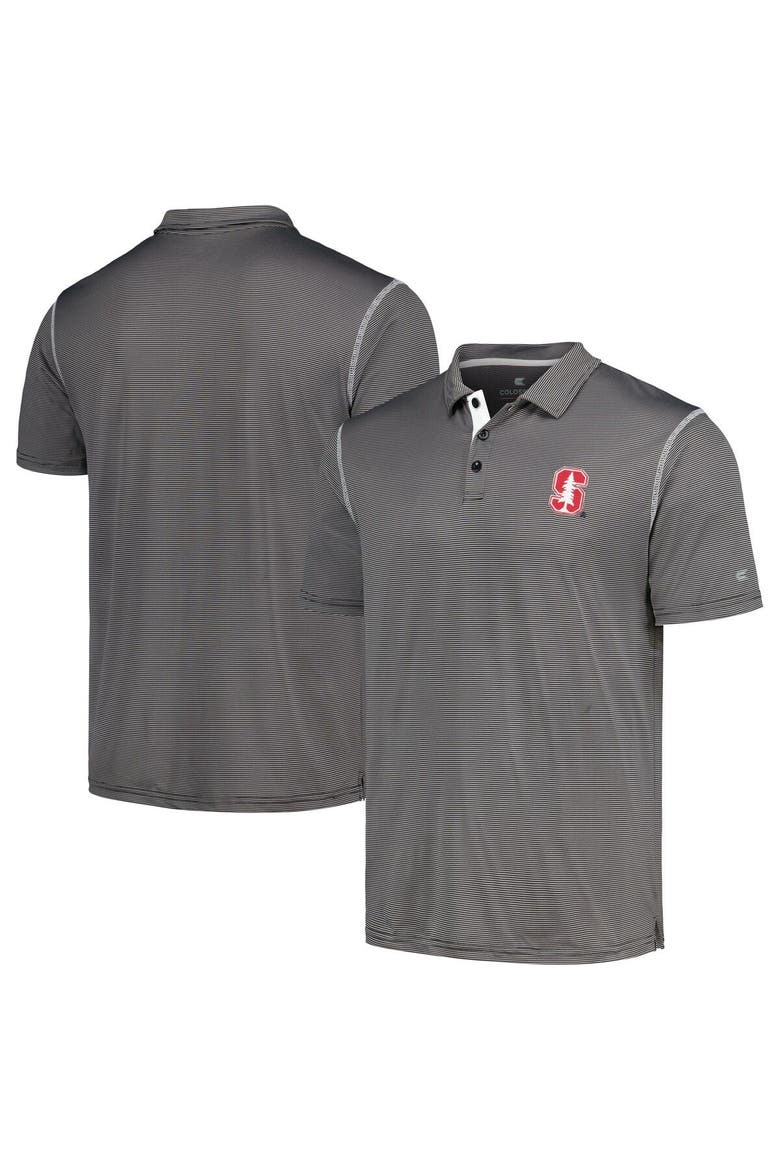 Men's Colosseum  Black Stanford Cardinal Cameron Polo, Main, color, Black