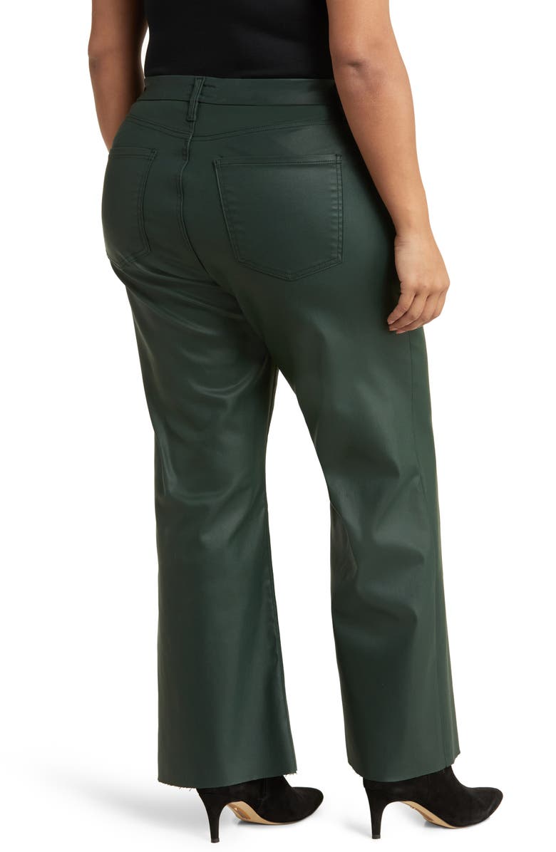 KUT from the Kloth Meg Fab Ab Coated High Waist Wide Leg Jeans, Alternate, color, 