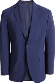 Nordstrom Henrik Trim Fit Solid Stretch Wool Suit Jacket