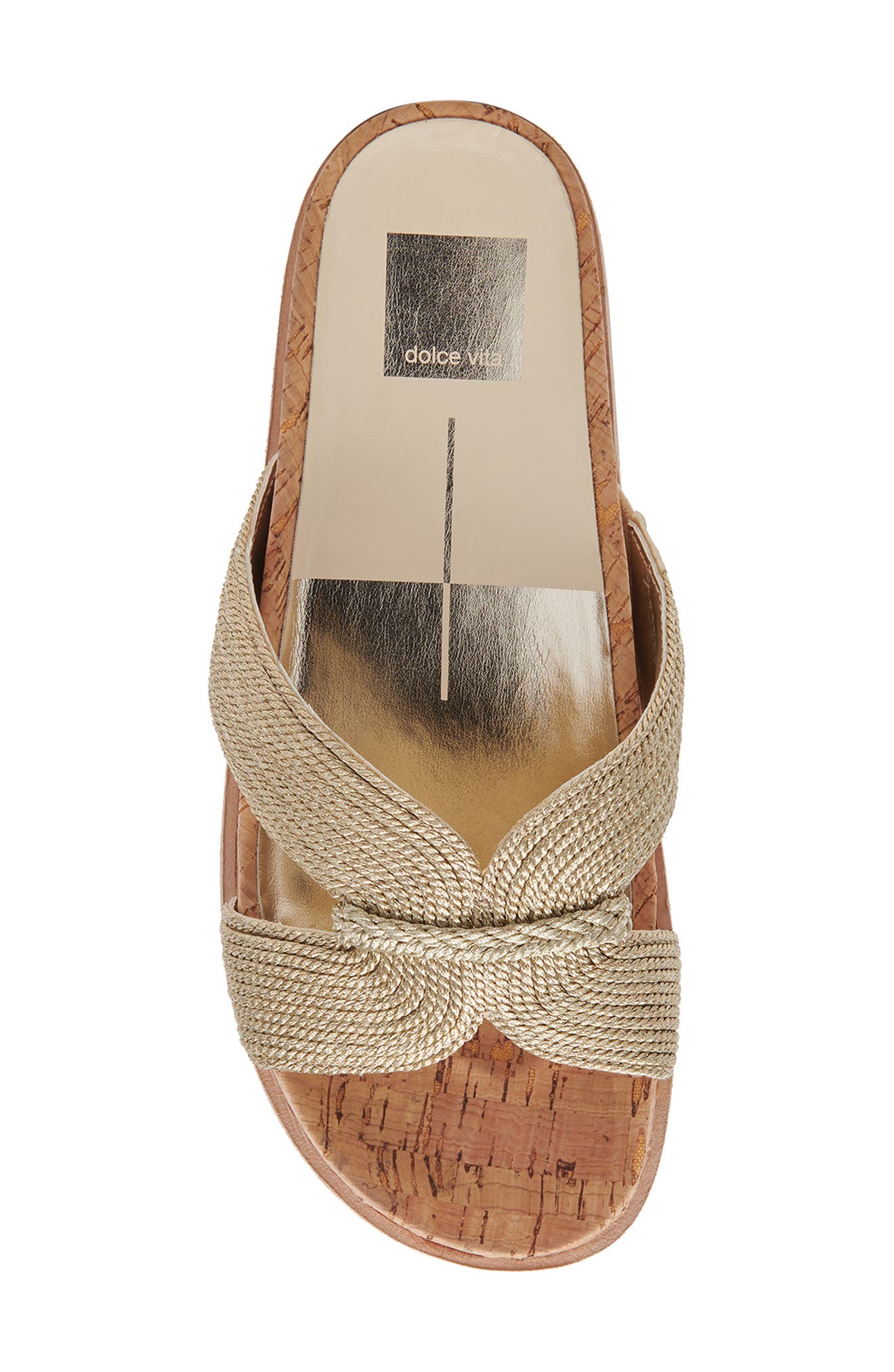 Selda Raffia Slide Sandal, Alternate, color, GOLD RAFFIA