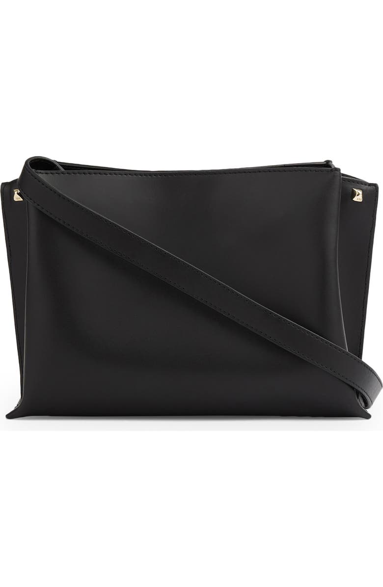 LK Bennett Evie Leather Crossbody Bag, Alternate, color,