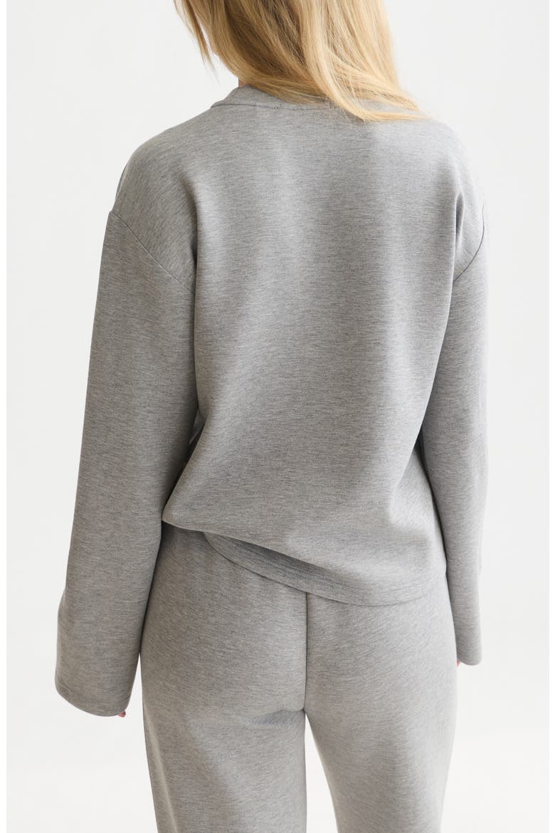 Modal Blend Cardigan, Alternate, color, GREY MELANGE
