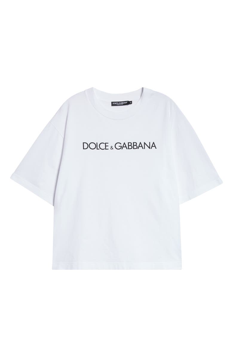 Dolce&Gabbana Logo Graphic T-Shirt, Alternate, color, W0800 Bianco Ottico