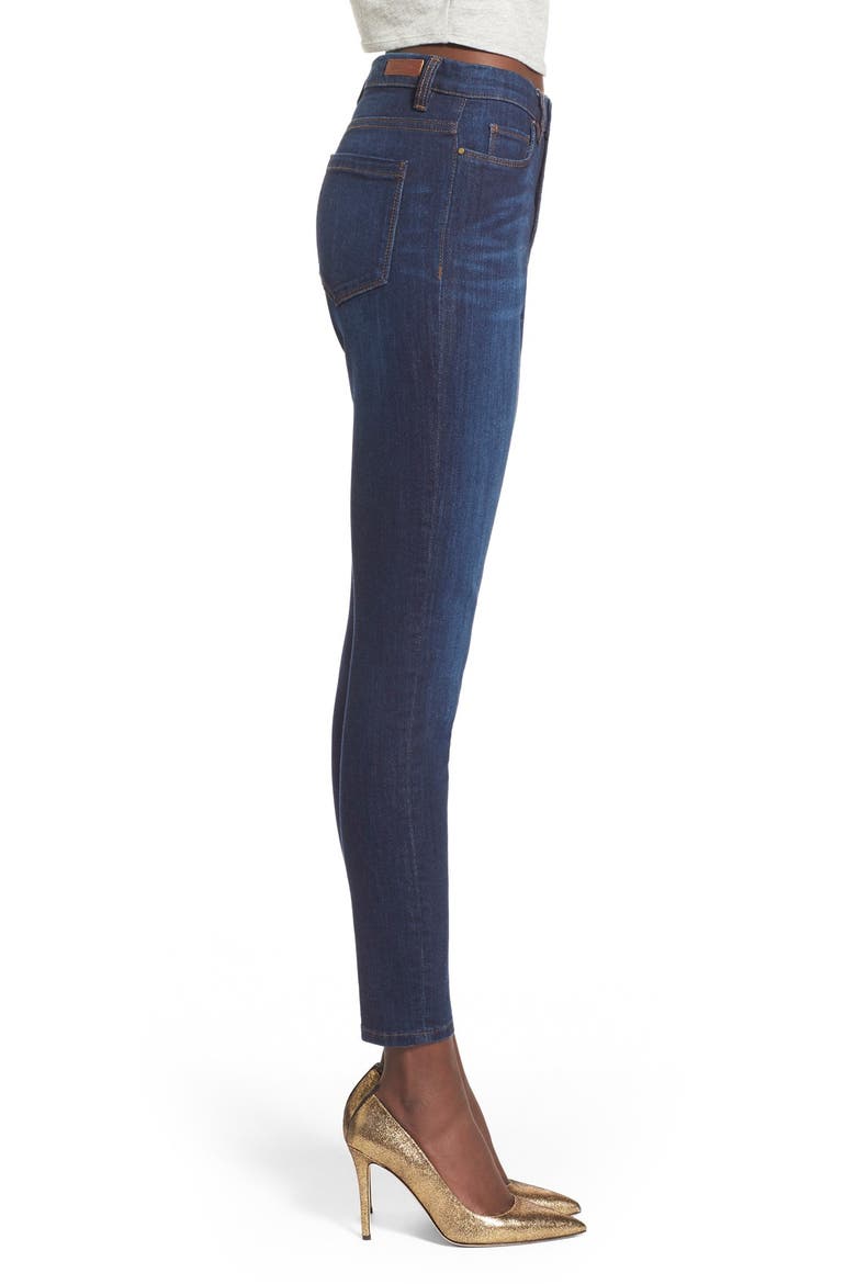 High Rise Skinny Jeans, Alternate, color, BLUE