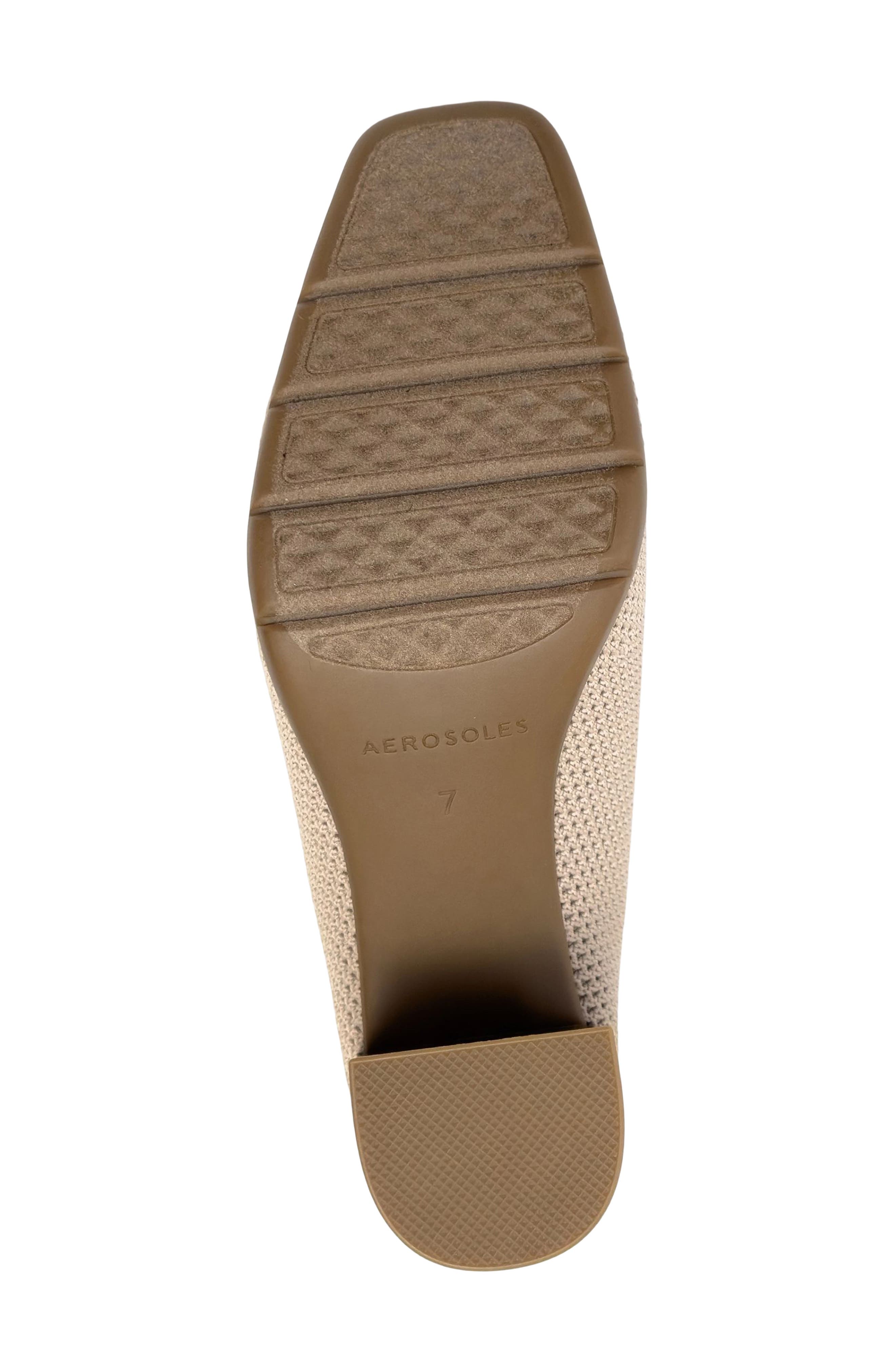 Maddy Knit Heeled Mule, Alternate, color, DUNE