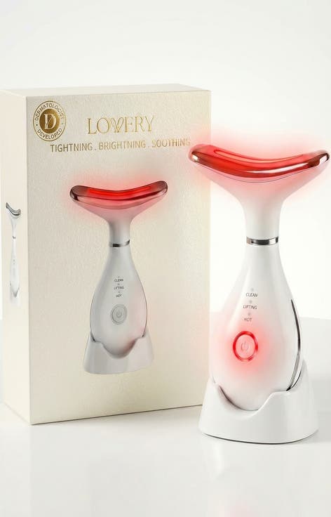 Light-Based Multifunctional Face & Neck Beauty Massager Wand with EMS Technology