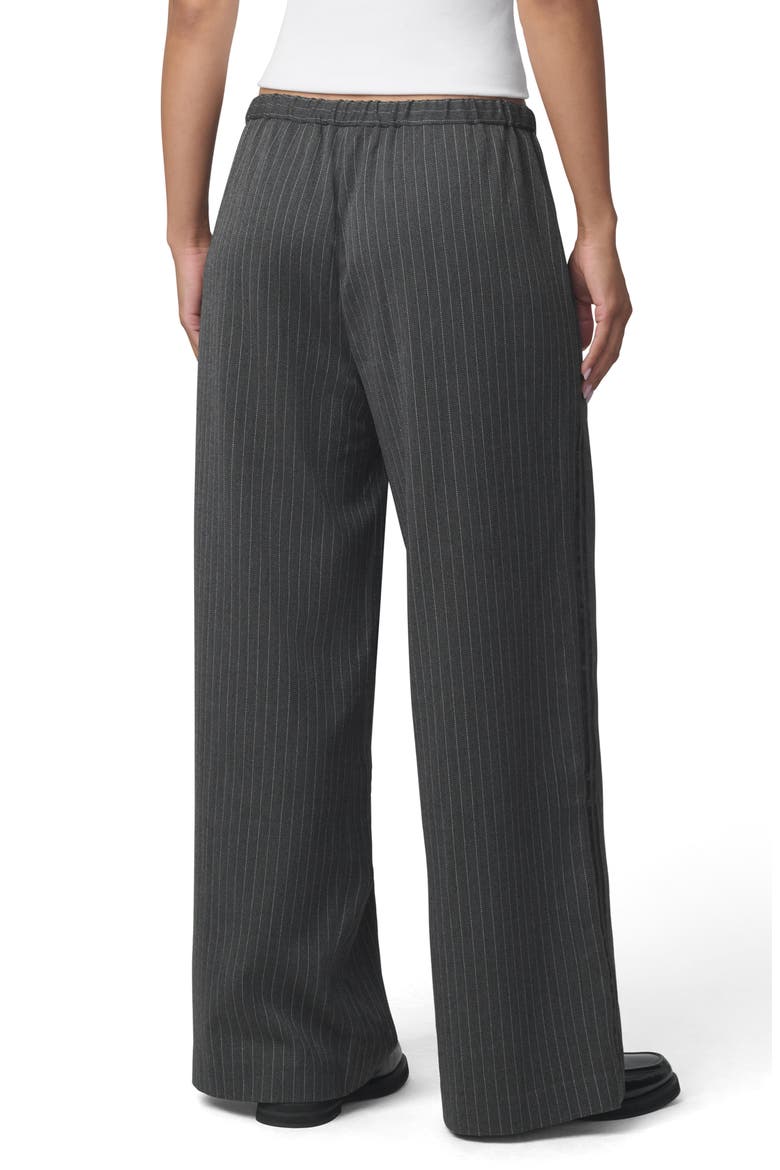 The Tina Pinstripe Track Pants, Alternate, color, CHARCOAL PINSTRIPE