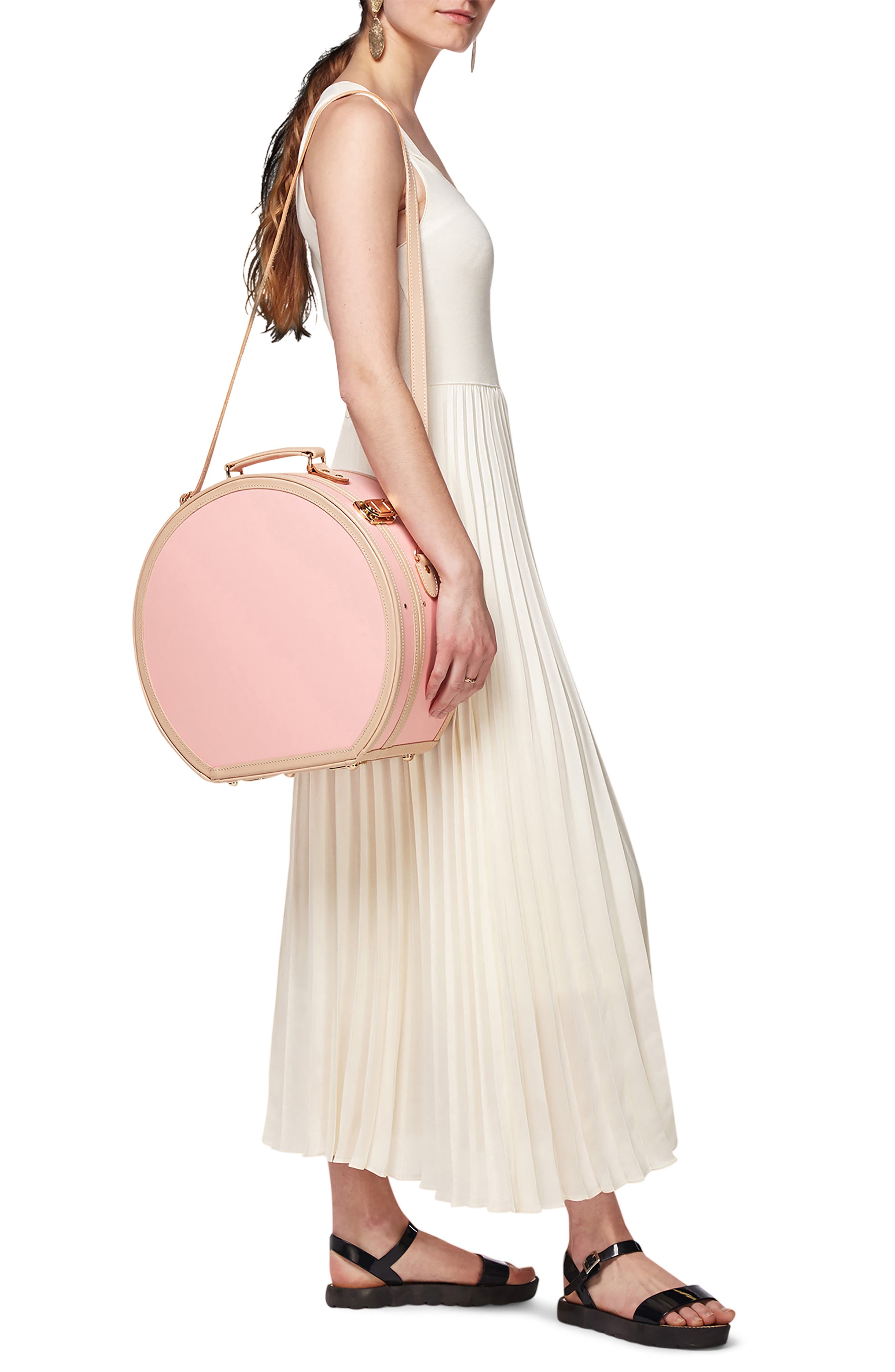 SteamLine Luggage The Correspondent Large Hatbox, Alternate, color, 