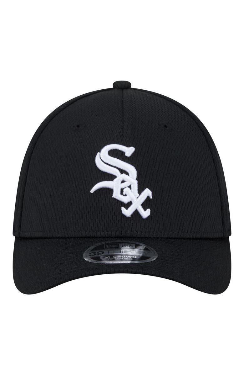 New Era Men's New Era Black Chicago White Sox Dash 39THIRTY Flex Hat, Alternate, color, Black