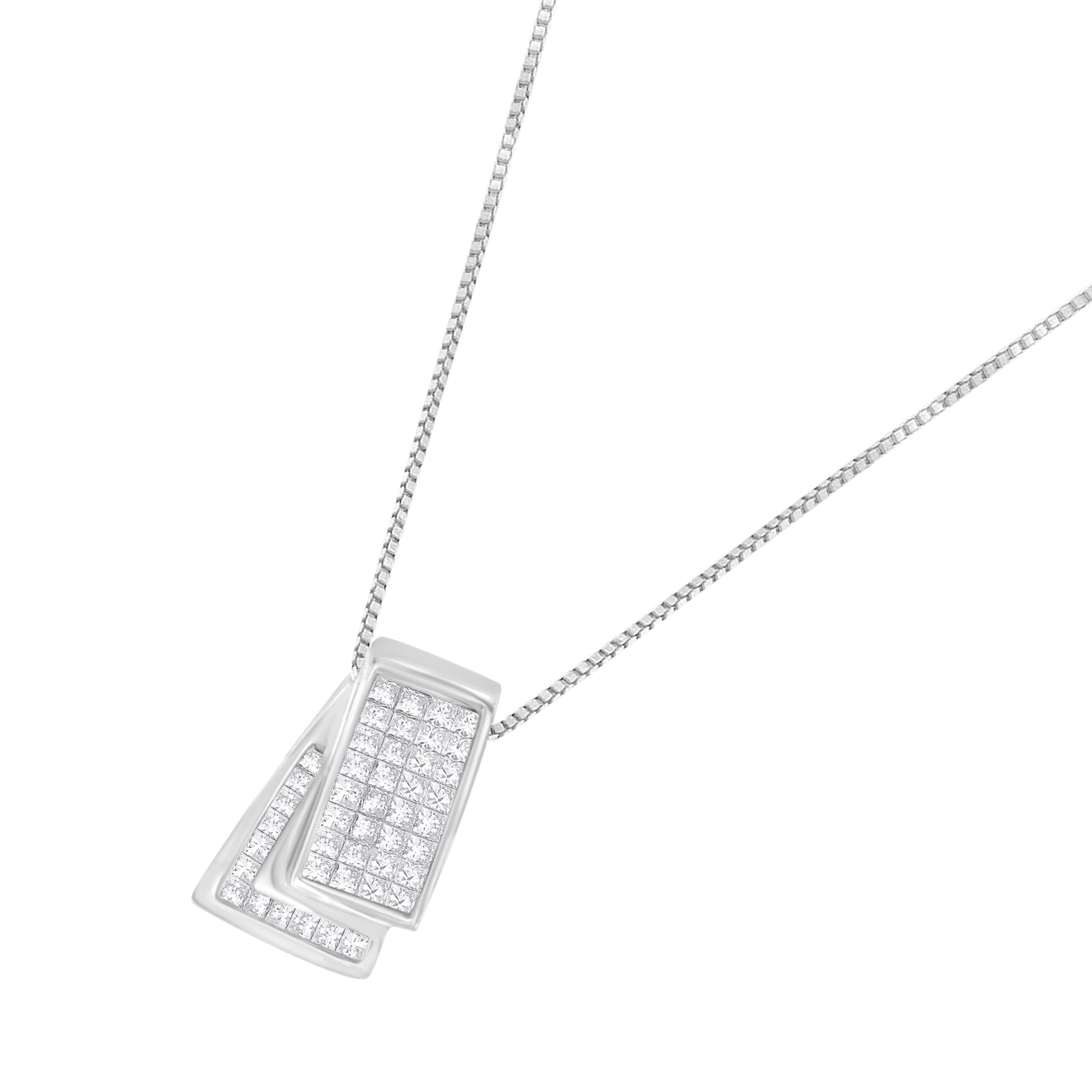 Haus of Brilliance 14K Gold 1.0 Cttw Princess Cut Diamond Foldover Box ...