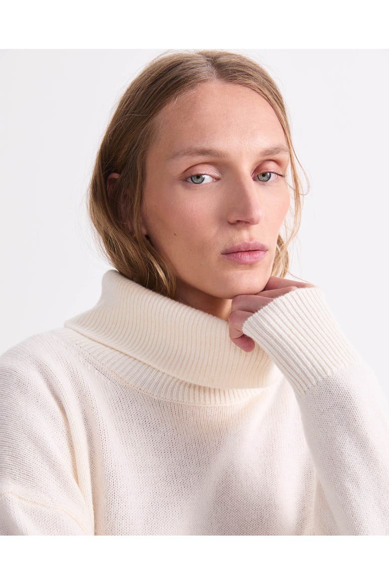 Sunshine Roll Neck Jumper, Alternate, color, Winter White