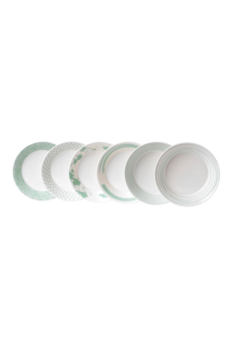 Pacific Mint Set of 6 Pasta Bowls, Main, color, ASSORTED