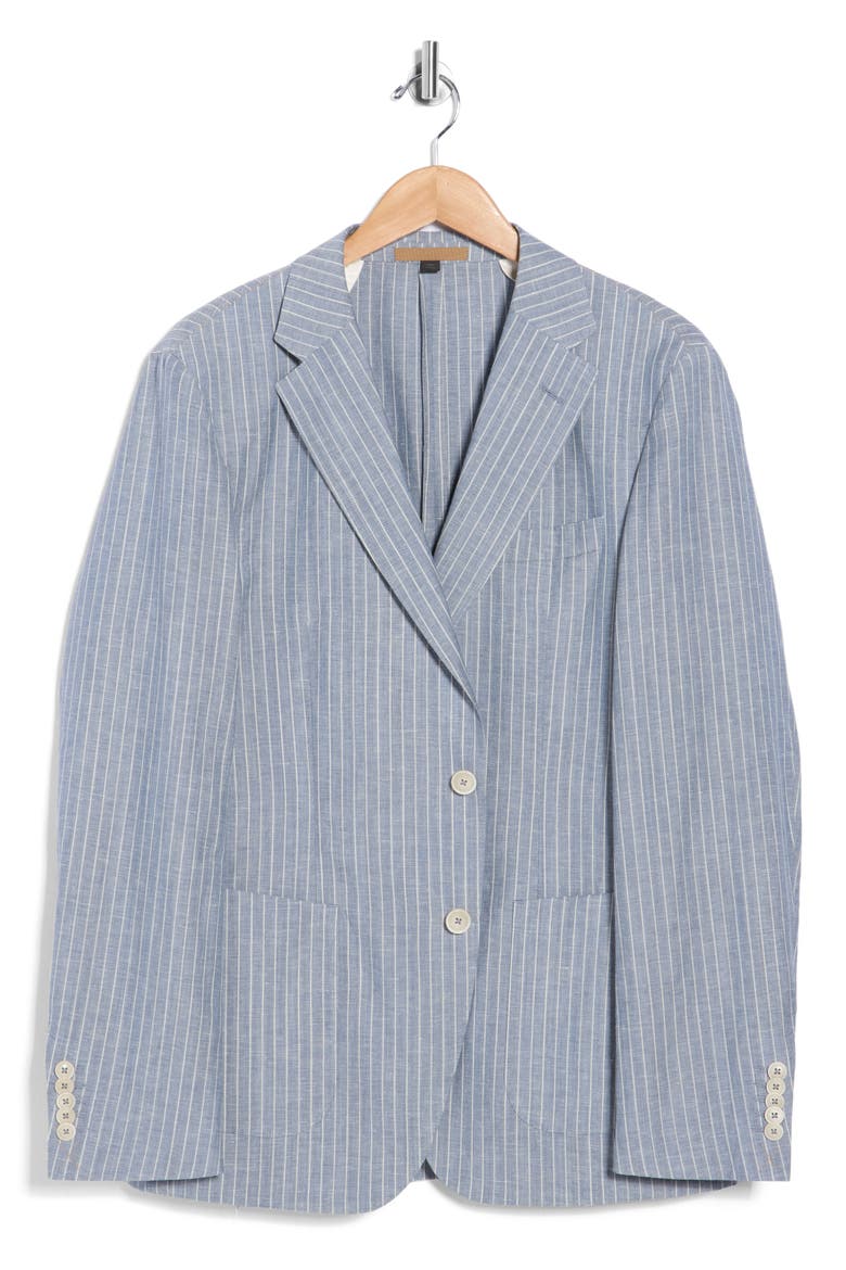 Heston Wool & Linen Blend Sportcoat, Main, color, LIGHT/ PASTEL BLUE