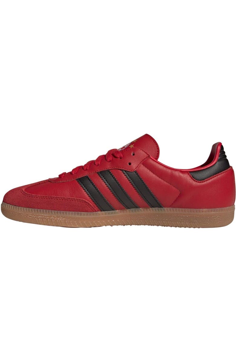 adidas Men's adidas Red Bayern Munich Team Samba Shoes, Alternate, color,