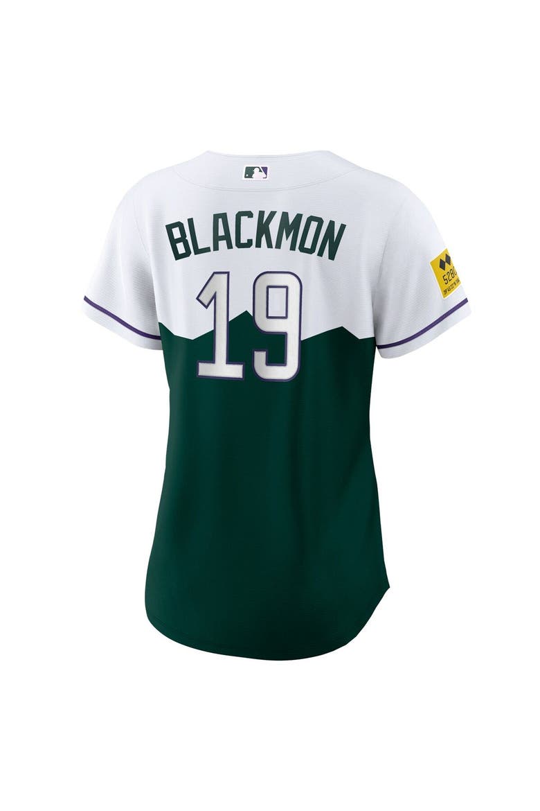 Women's Nike Charlie Blackmon White/Forest Green Colorado Rockies City Connect Replica Player Jersey, Alternate, color, White