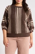 Wit & Wisdom Striped Dolman Sleeve Sweater