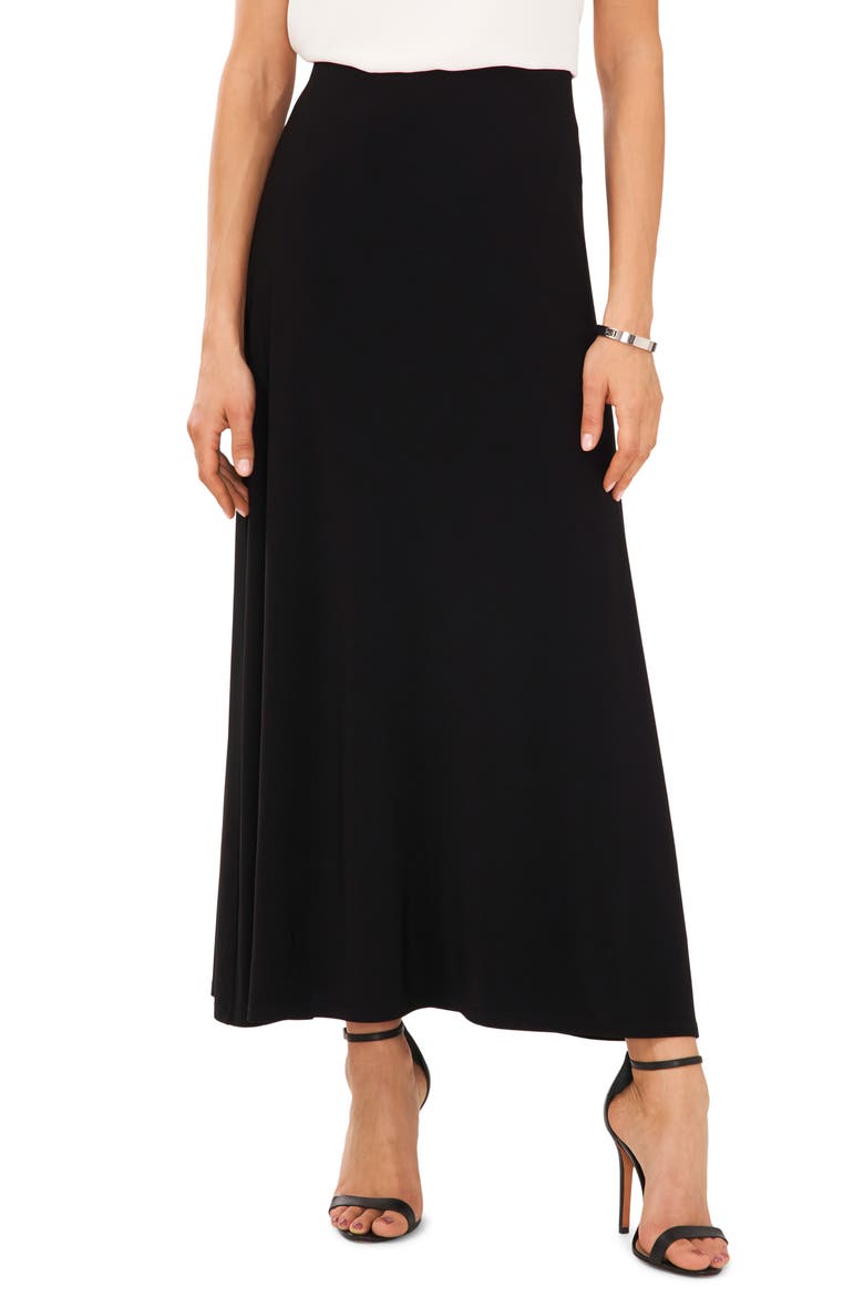 Pull-On Maxi Skirt, Main, color, RICH BLACK