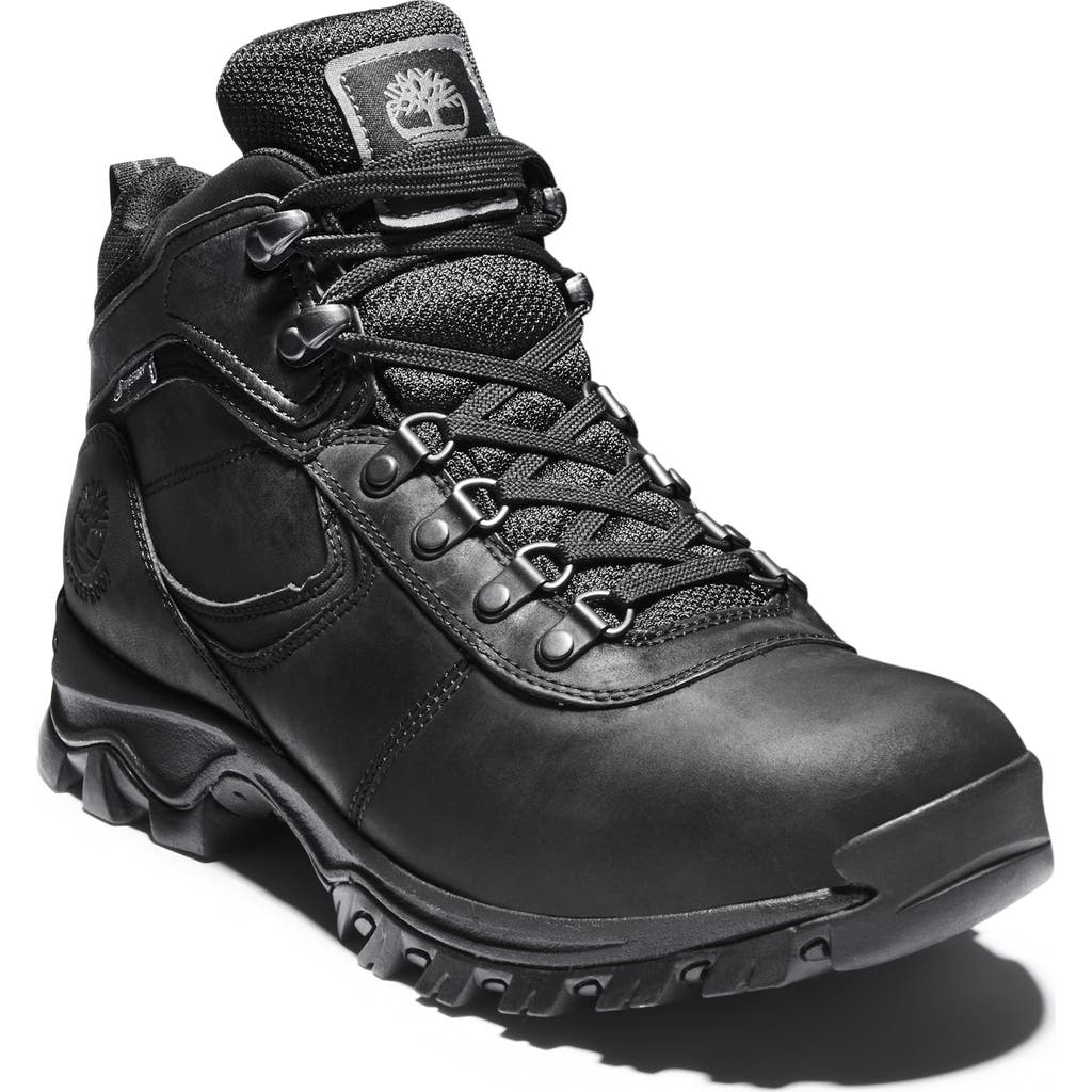 Timberland Mt. Maddsen Waterproof Hiking Boot In Black