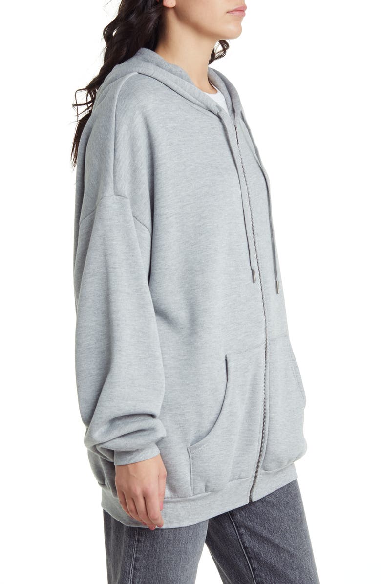 Treasure & Bond Oversize Front Zip Hoodie, Alternate, color,