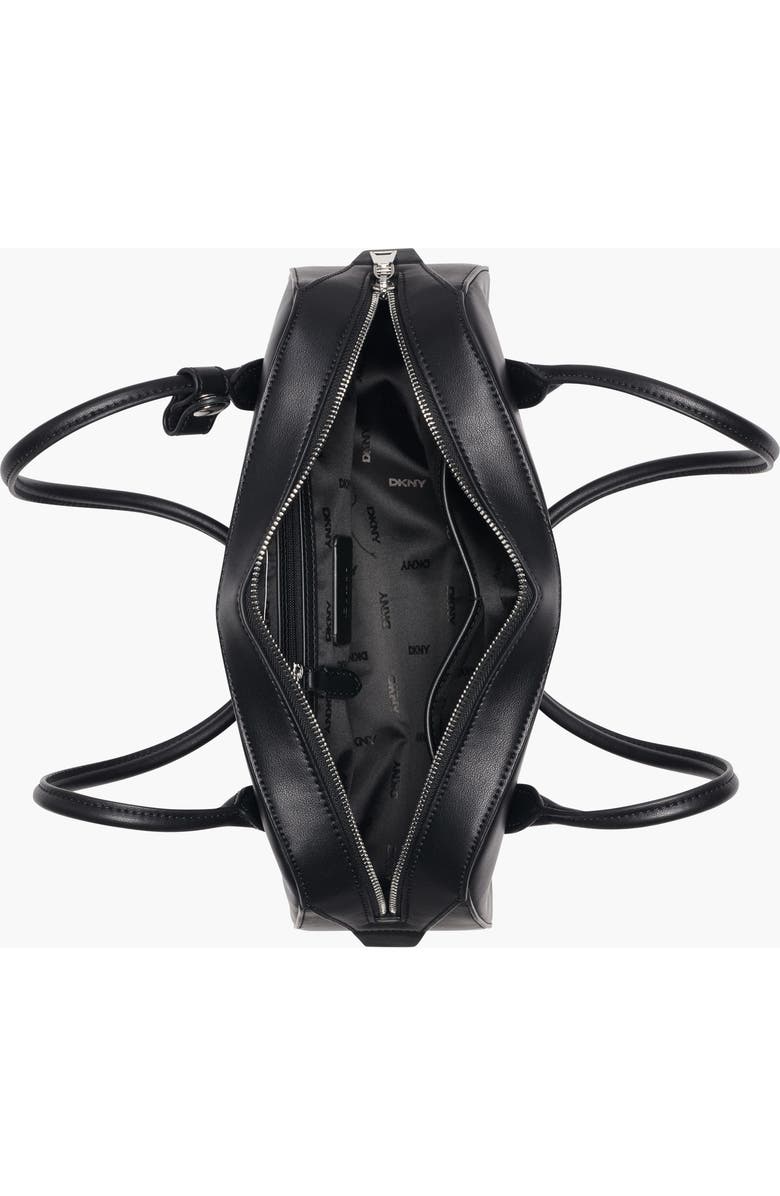 DKNY Tiana East-West Shoulder Bag, Alternate, color, Black/Silver