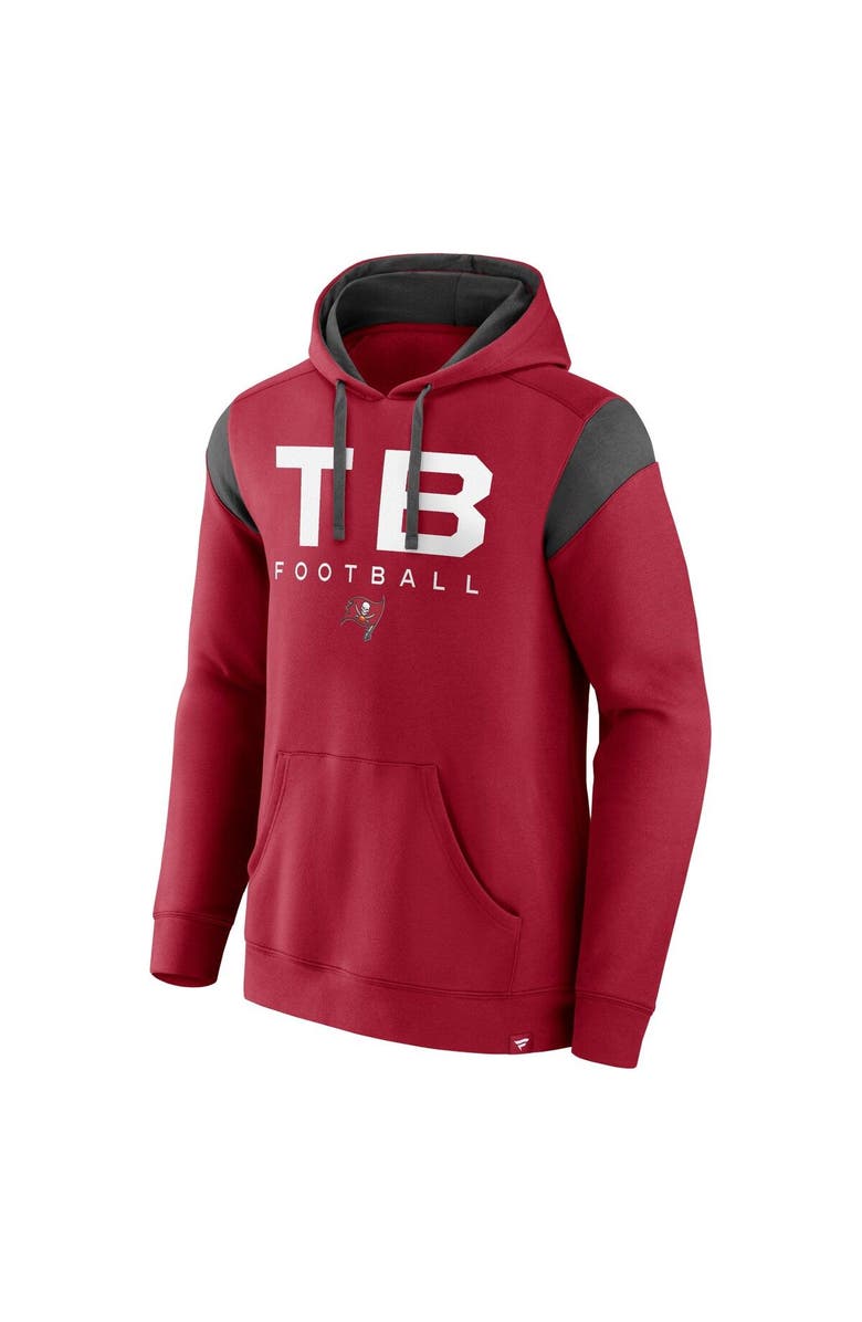 FANATICS Men's Fanatics Red Tampa Bay Buccaneers Call The Shot Pullover Hoodie, Alternate, color, 